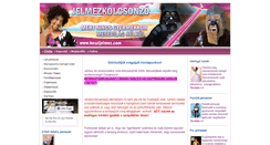 Desktop Screenshot of keszijelmez.com